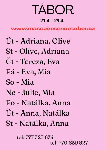 Čtvrtek 23.4.Terezka