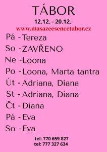 Eva,23h,pá-ne 19.-21.12.